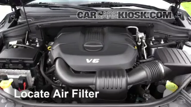 2014 Dodge Durango SXT 3.6L V6 FlexFuel Filtro de aire (motor) Cambio